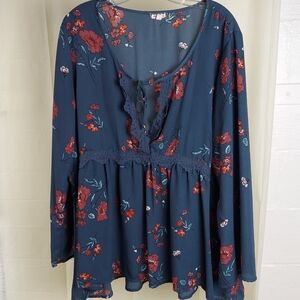 Size 1X Top Boho